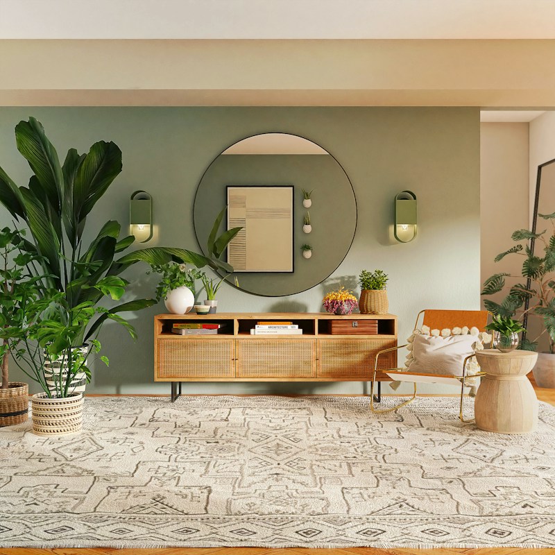Styling moodboard for Warm European showing tactile swatches and materials