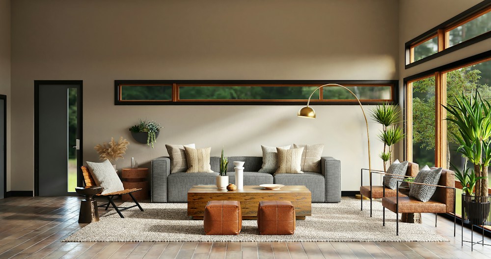 Styling study of warm light casting gentle shadows across architectural walls